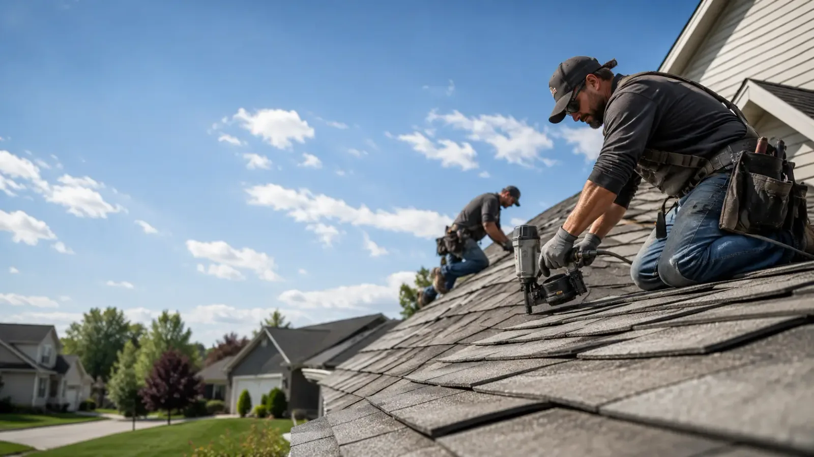 Storm Damage Roof Repair in Saint David, IL near me